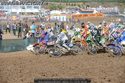 2009-10-03 Franciacorta - Motocross delle Nazioni 2355 Qualifying heat MX1 - Start